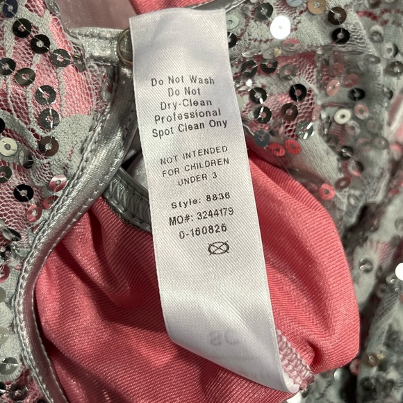 Weissman Silver & Pink Ballet Dance Costume - Picture 5 of 5